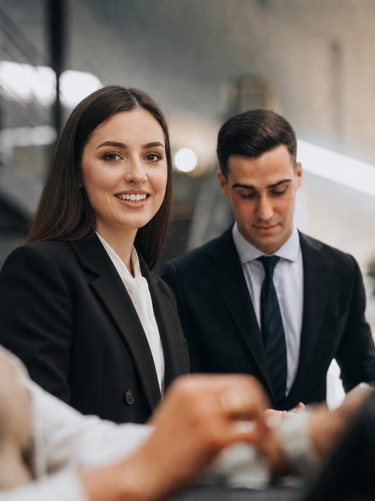 Profissionais KNN Corporate trabalhando em equipe
